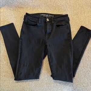 American Eagle Outfitters Black High-Rise Skinny Jeggings